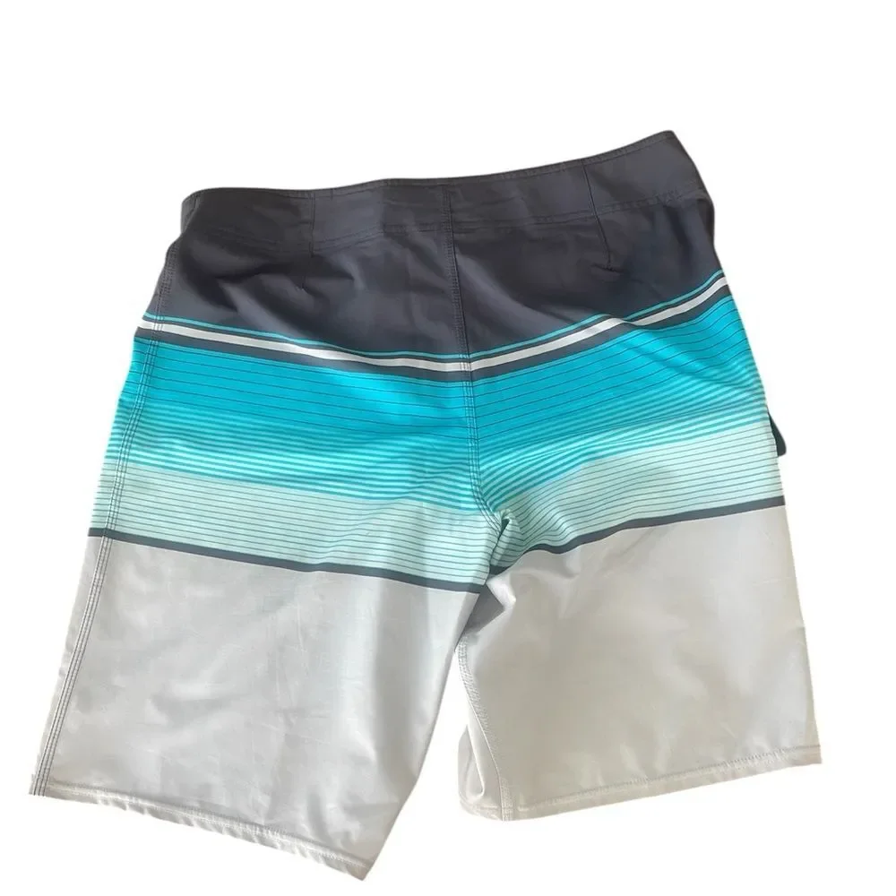 O'Neill Men's Aqua and white Board Shorts